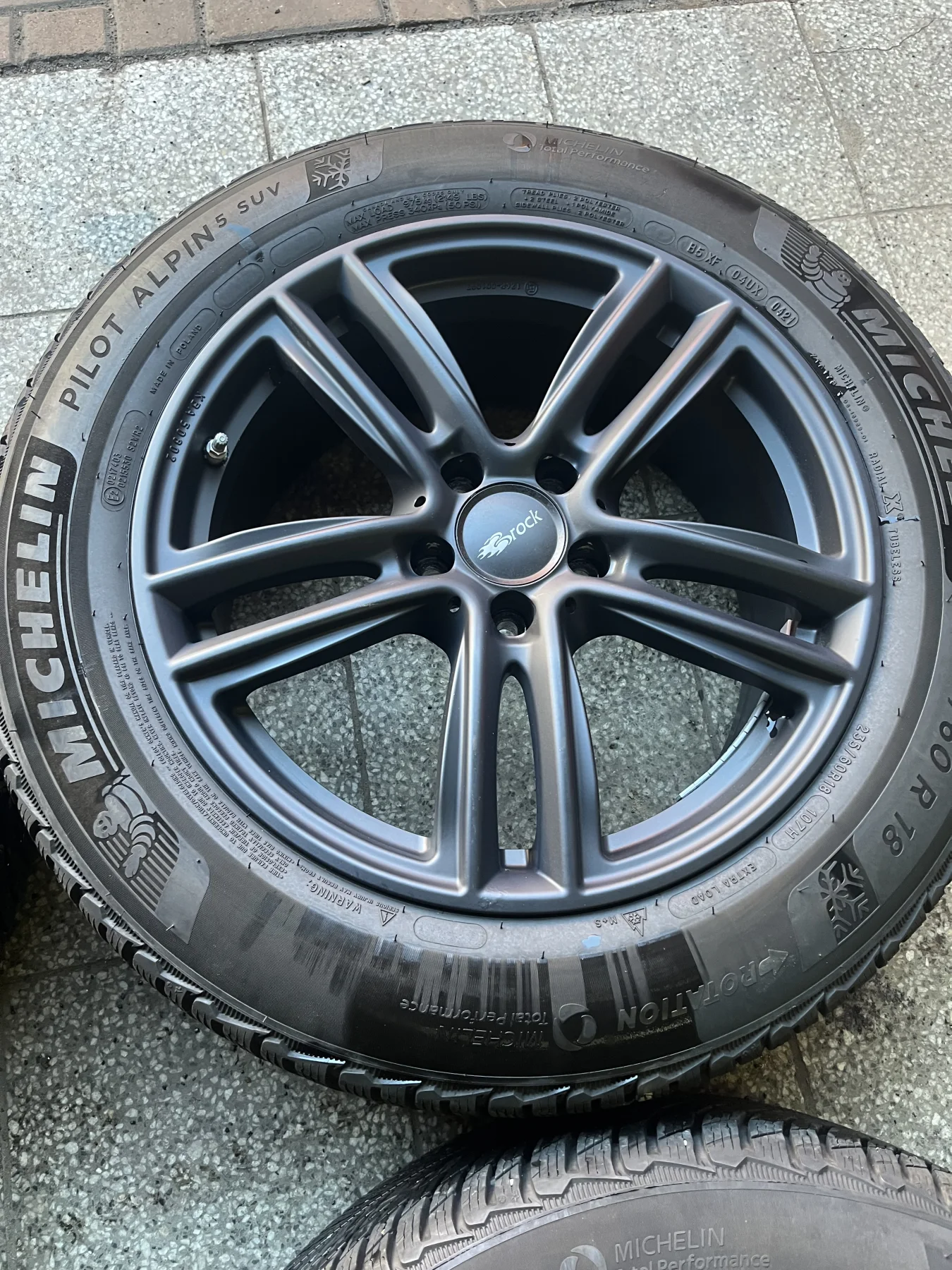 Alu kola 5x112 r18 Brock - VW TIGUAN -TPMS – fotografie 5