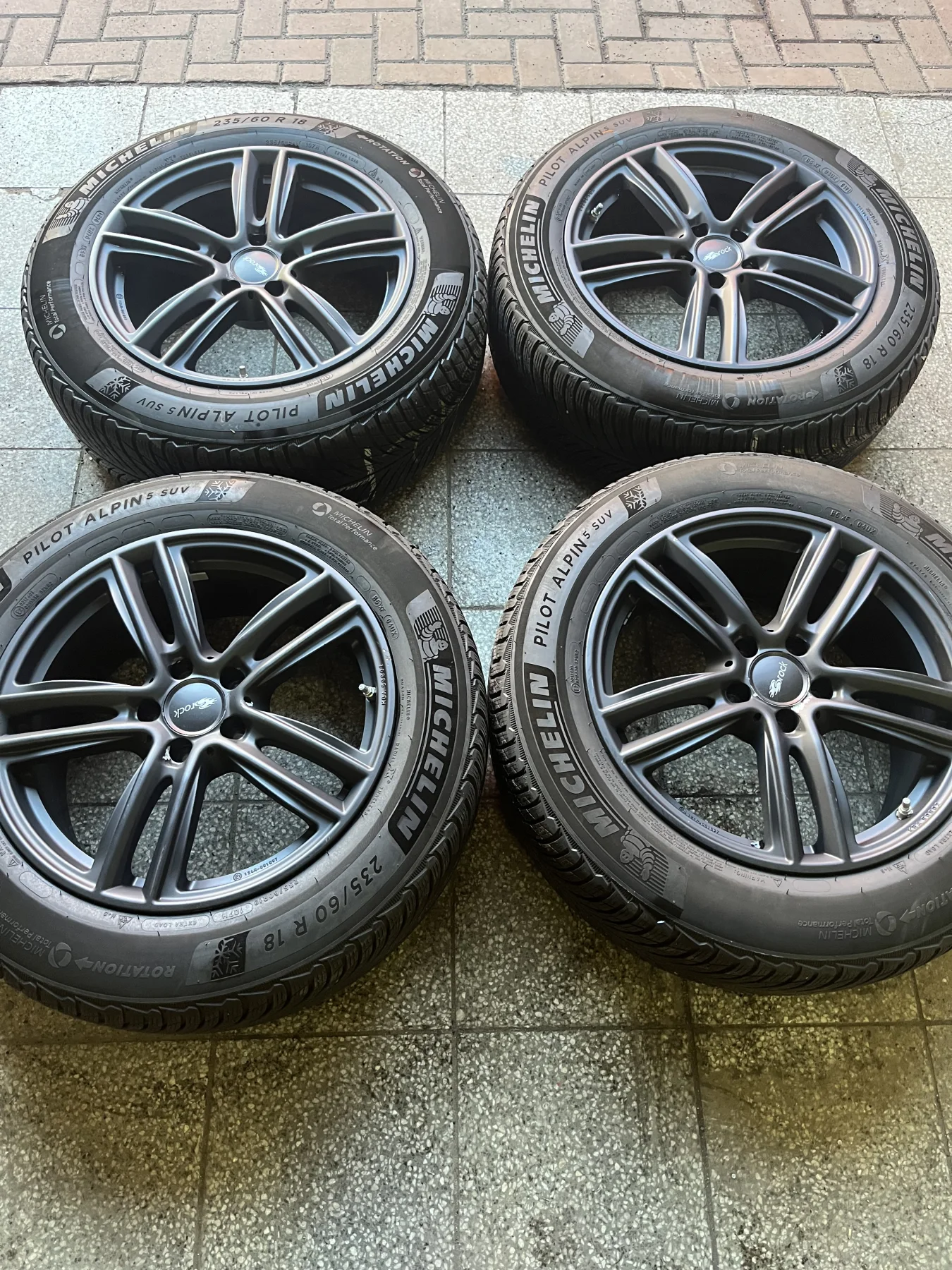 Alu kola 5x112 r18 Brock - VW TIGUAN -TPMS
