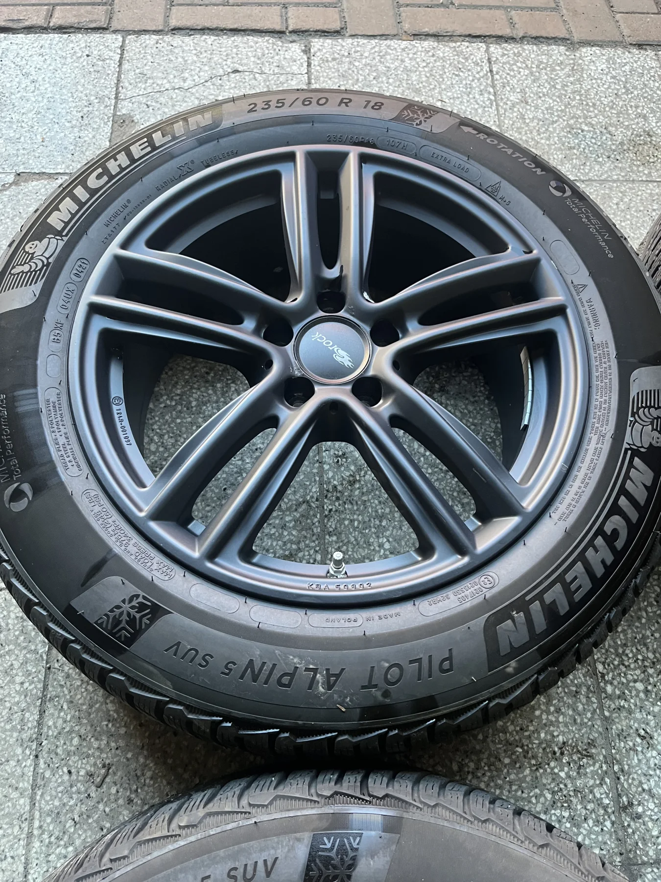 Alu kola 5x112 r18 Brock - VW TIGUAN -TPMS – fotografie 2